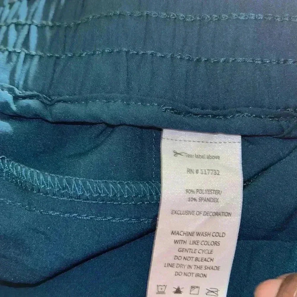 🆕 ZeroXposur Teal Wide Leg Exercise Pant Size Medium - Picture 6 of 7